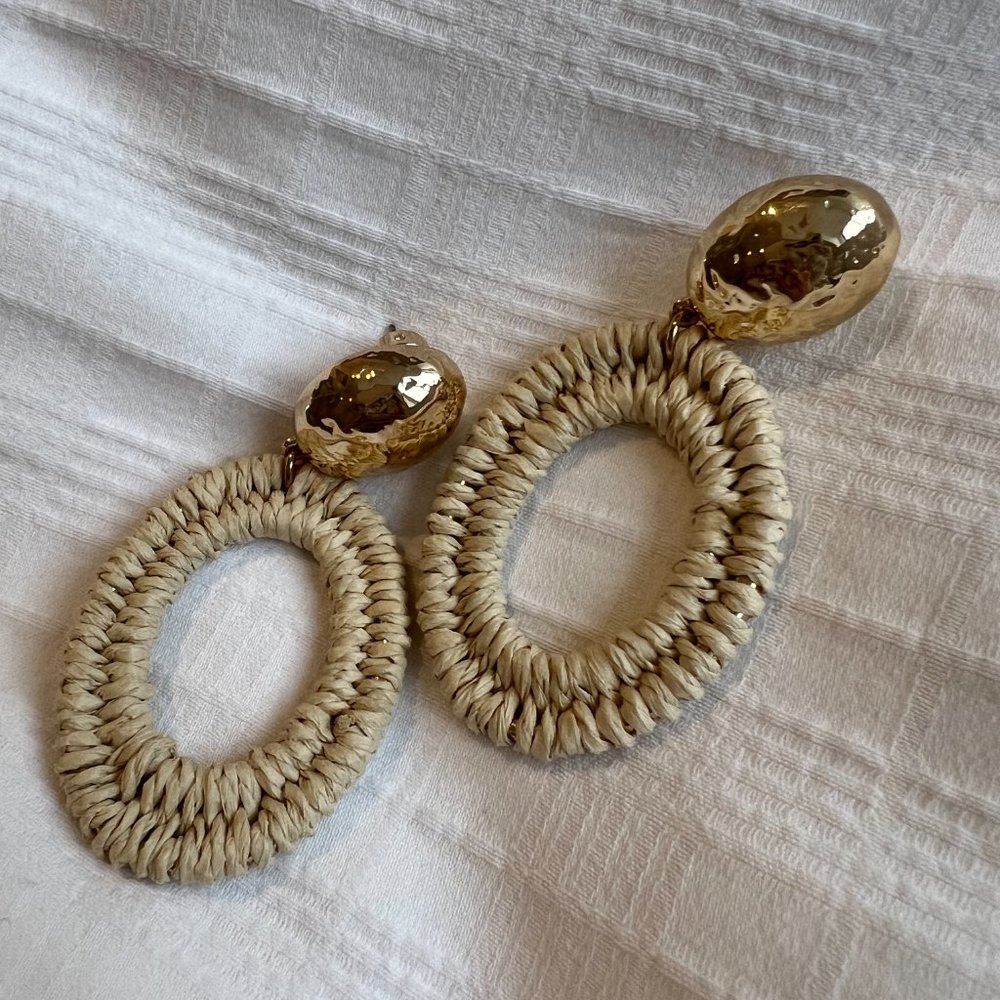 Gold Drop Earrings